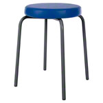 Gymnastics stool standard with comfort cushion,  38 cm, frame color anthracite