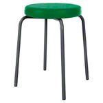 Gymnastics stool standard with comfort cushion,  38 cm, frame color anthracite