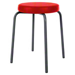 Gymnastics stool standard with comfort cushion,  38 cm, frame color anthracite