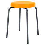 Gymnastics stool standard with comfort cushion,  38 cm, frame color anthracite