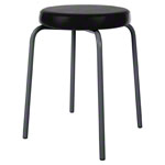Gymnastics stool standard with comfort cushion,  38 cm, frame color anthracite
