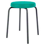 Gymnastics stool standard with comfort cushion,  38 cm, frame color anthracite