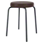 Gymnastics stool standard with comfort cushion,  38 cm, frame color anthracite