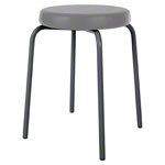 Gymnastics stool standard with comfort cushion,  38 cm, frame color anthracite