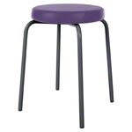 Gymnastics stool standard with comfort cushion,  38 cm, frame color anthracite