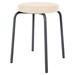 Gymnastics stool standard with comfort cushion,  38 cm, frame color anthracite