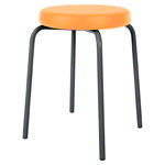 Gymnastics stool standard with comfort cushion,  38 cm, frame color anthracite