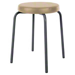 Gymnastics stool standard with comfort cushion,  38 cm, frame color anthracite