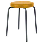 Gymnastics stool standard with comfort cushion,  38 cm, frame color anthracite