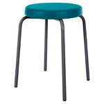 Gymnastics stool standard with comfort cushion,  38 cm, frame color anthracite