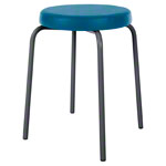 Gymnastics stool standard with comfort cushion,  38 cm, frame color anthracite