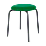 Gymnastics stool standard with cushion, � 36 cm, frame color anthrazite