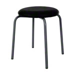 Gymnastics stool standard with cushion, � 36 cm, frame color anthrazite