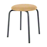 Gymnastics stool standard with cushion, � 36 cm, frame color anthrazite