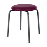 Gymnastics stool standard with cushion, � 36 cm, frame color anthrazite