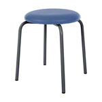 Gymnastics stool standard with cushion, � 36 cm, frame color anthrazite