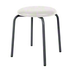 Gymnastics stool standard with cushion, � 36 cm, frame color anthrazite