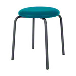 Gymnastics stool standard with cushion, � 36 cm, frame color anthrazite