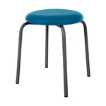 Gymnastics stool standard with cushion, � 36 cm, frame color anthrazite