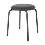 Gymnastics stool standard with cushion, � 36 cm, frame color anthrazite