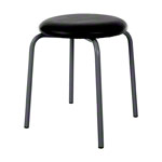 Gymnastics stool standard with cushion, � 36 cm, frame color anthrazite