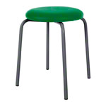 Gymnastics stool standard with cushion, � 36 cm, frame color anthrazite