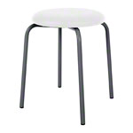Gymnastics stool standard with cushion, � 36 cm, frame color anthrazite