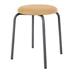 Gymnastics stool standard with cushion, � 36 cm, frame color anthrazite