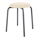 Gymnastics stool standard with cushion, � 36 cm, frame color anthrazite