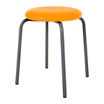 Gymnastics stool standard with cushion, � 36 cm, frame color anthrazite