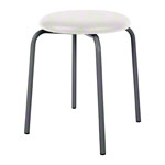 Gymnastics stool standard with cushion, � 36 cm, frame color anthrazite