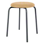 Gymnastics stool standard with cushion, � 36 cm, frame color anthrazite