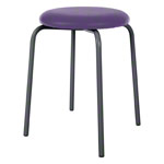Gymnastics stool standard with cushion, � 36 cm, frame color anthrazite