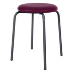 Gymnastics stool standard with cushion, � 36 cm, frame color anthrazite