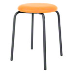 Gymnastics stool standard with cushion, � 36 cm, frame color anthrazite