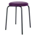Gymnastics stool standard with cushion, � 36 cm, frame color anthrazite