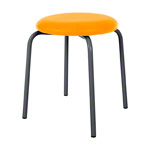 Gymnastics stool standard with cushion,  38 cm, frame color anthrazite