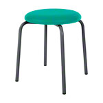 Gymnastics stool standard with cushion,  38 cm, frame color anthrazite