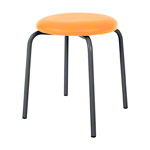 Gymnastics stool standard with cushion,  38 cm, frame color anthrazite