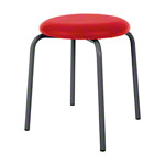 Gymnastics stool standard with cushion,  38 cm, frame color anthrazite