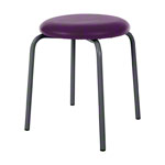 Gymnastics stool standard with cushion,  38 cm, frame color anthrazite