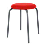 Gymnastics stool standard with cushion,  38 cm, frame color anthrazite