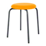 Gymnastics stool standard with cushion,  38 cm, frame color anthrazite
