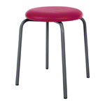 Gymnastics stool standard with cushion,  38 cm, frame color anthrazite