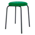 Gymnastics stool standard with cushion,  38 cm, frame color anthrazite