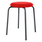 Gymnastics stool standard with cushion,  38 cm, frame color anthrazite