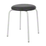 Gymnastics stool standard with cushion, 38 cm, frame color white