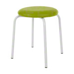 Gymnastics stool standard with cushion, 38 cm, frame color white