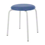 Gymnastics stool standard with cushion, 38 cm, frame color white