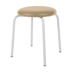 Gymnastics stool standard with cushion, 38 cm, frame color white